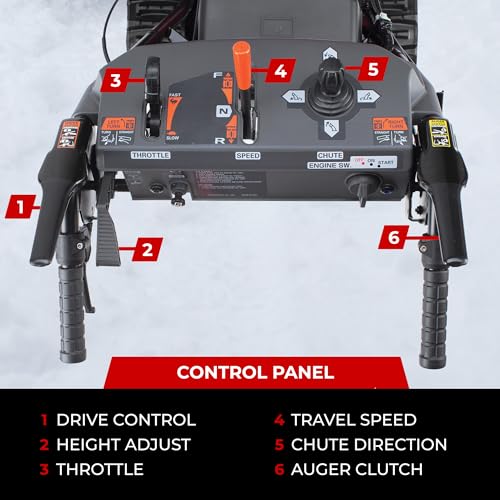Image of Honda HSS928 28-Inch Two Stage Snow Blower with Electric Start, Pneumatic Sure-Grip Tires, Clears Up to 1900 Pounds per Minute with 52-Foot Max Throwing Distance, Self-Propelled (HSS928AAWD)