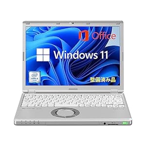 【整備済み品】 パナソニック ノートPC 【得々通販専用無線マウス】レッツノート CF-SZ6/Win11 Pro搭載/office 2019/第七世代Core i5 2.6GHz /8GBメモリ/SSD256GB /12.1インチ/内蔵WiFi/Bluetooth/HDMI(整備済み品)