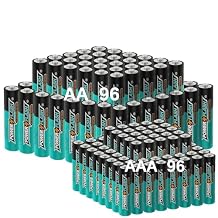 Alkaline AA96 AAA96 Batteries 1.5V Long Lasting Batteries are Ideal for use in high tech Devices, Clocks, remotes, and Other Household Devices.