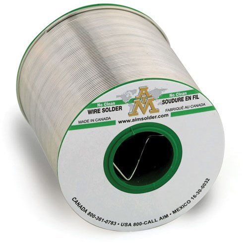 AIM Solder SAC305GLOW2.50251LB Glow Core NoClean Wire Solder, 1lb