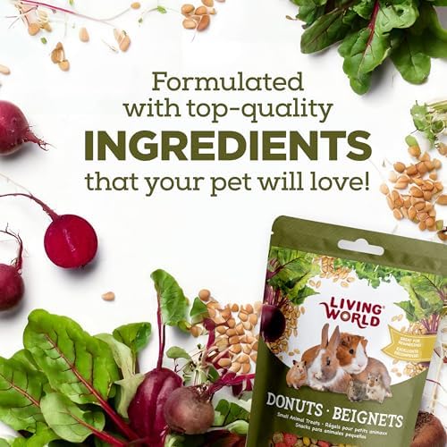Living World Canadian Rabbit and Guinea Pig Donut Treats - 120g - 2