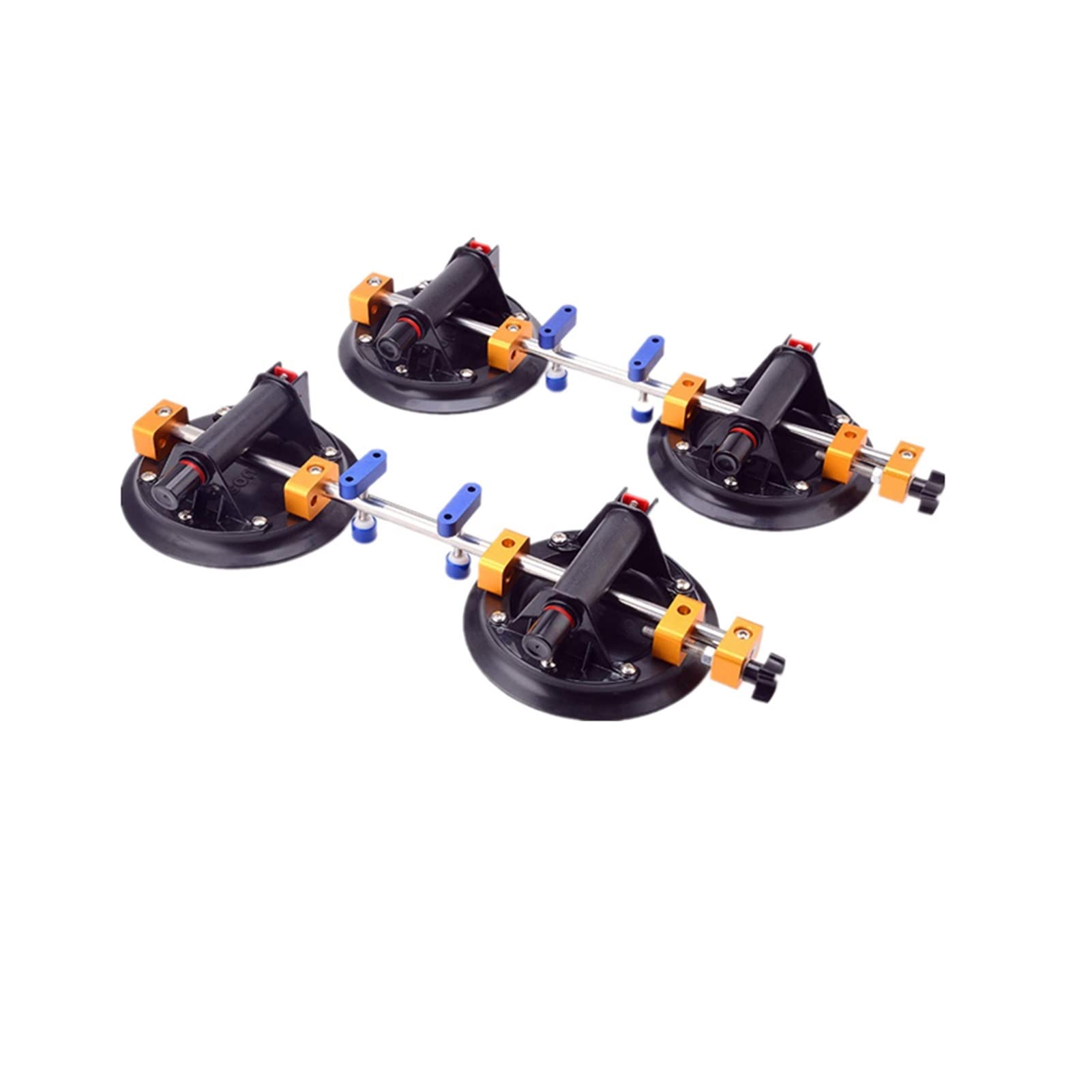 Seam Setter, 2PCS 8 Inch Manual Operation Rubber Vacuum Stone Seam Setter for Granite Slab Joining Leveling Seaming Crimping