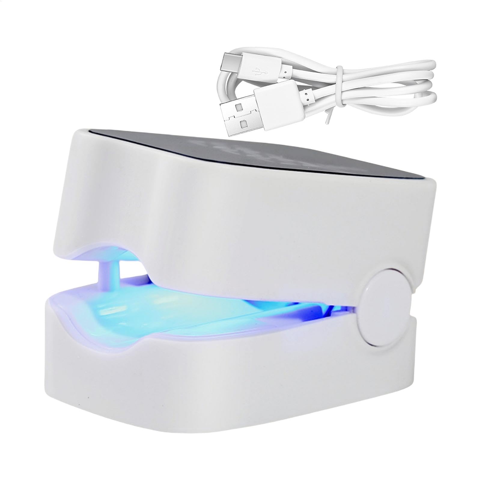 Led Nail Lamp - Rechargeable Led Fingernail Light, Nail Dryer for Gel Polish | Nail Dryging Light Machine, Portable USB Charging Nail Dryer Lamp for Home, Travel, Business Trip, Apartment