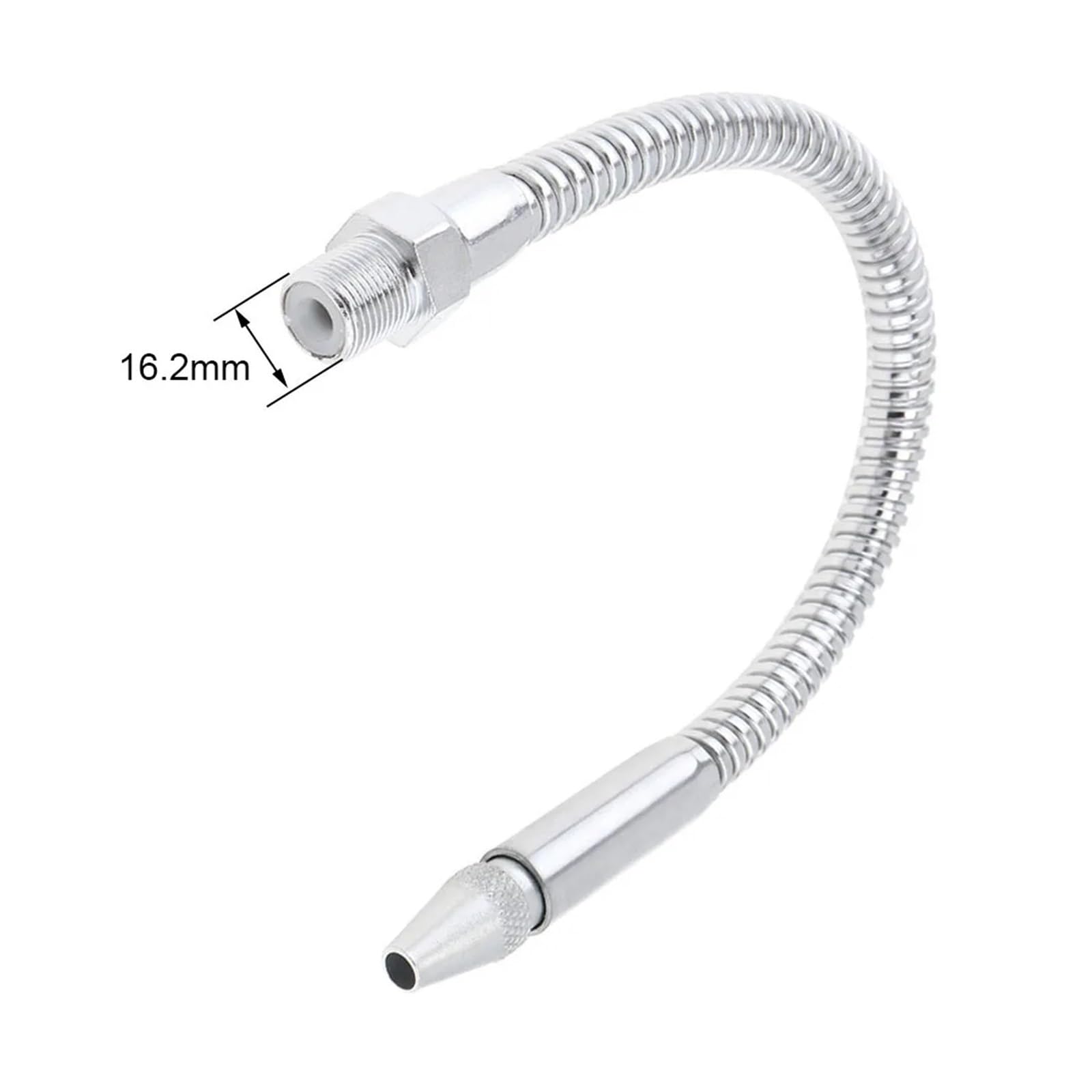 Tuyau de refroidissement Flexible en métal, 400-700mm, 1/2, 1/4, 3/8 pouces, Tubes de refroidissement à eau et huile avec buse ronde for Machine/fraisage CNC(1/4 400mm)