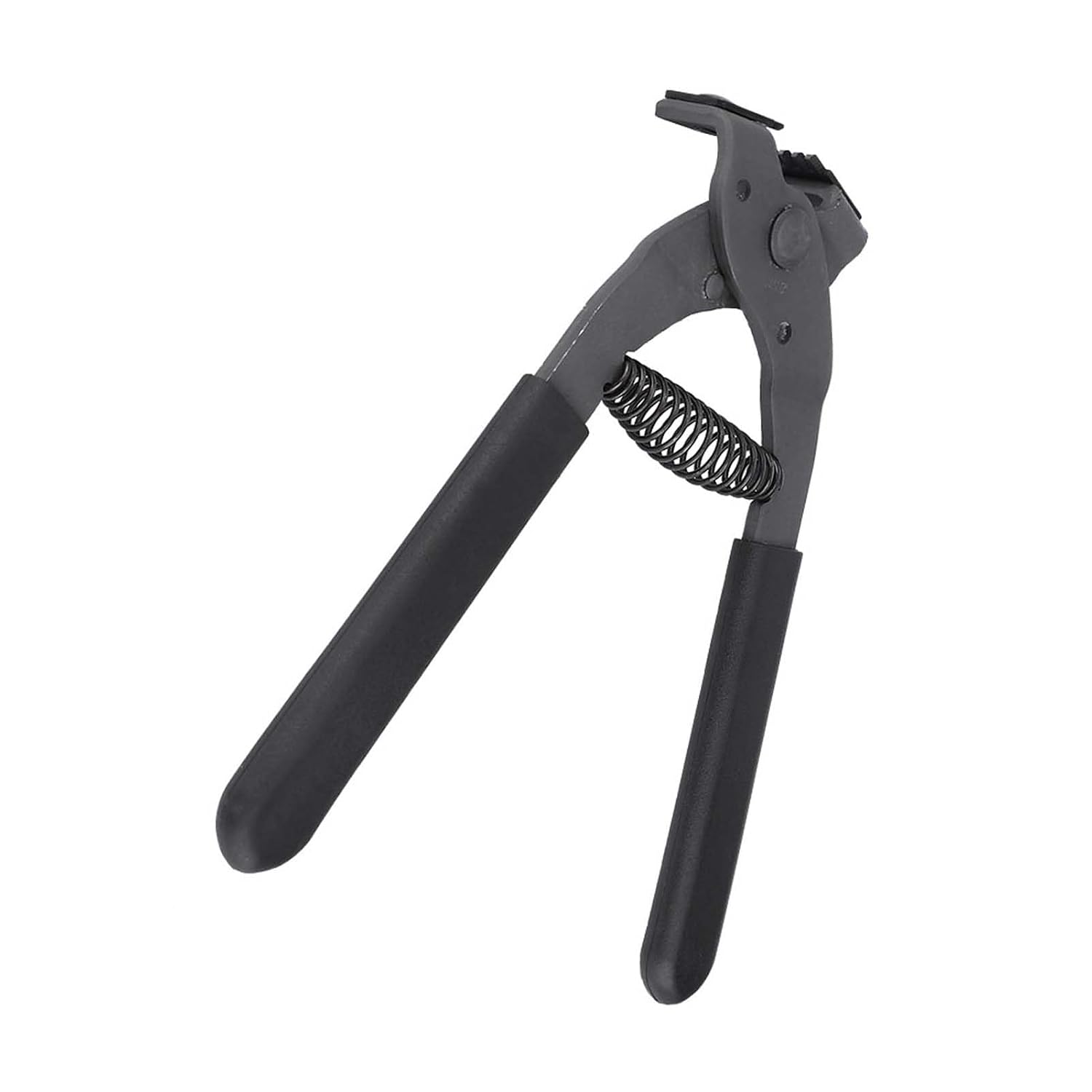Leather Silent Punch Pliers 4mm 4-Teeth, Carbon Steel Handheld Hole Punch Tool for Belts Straps DIY Craft