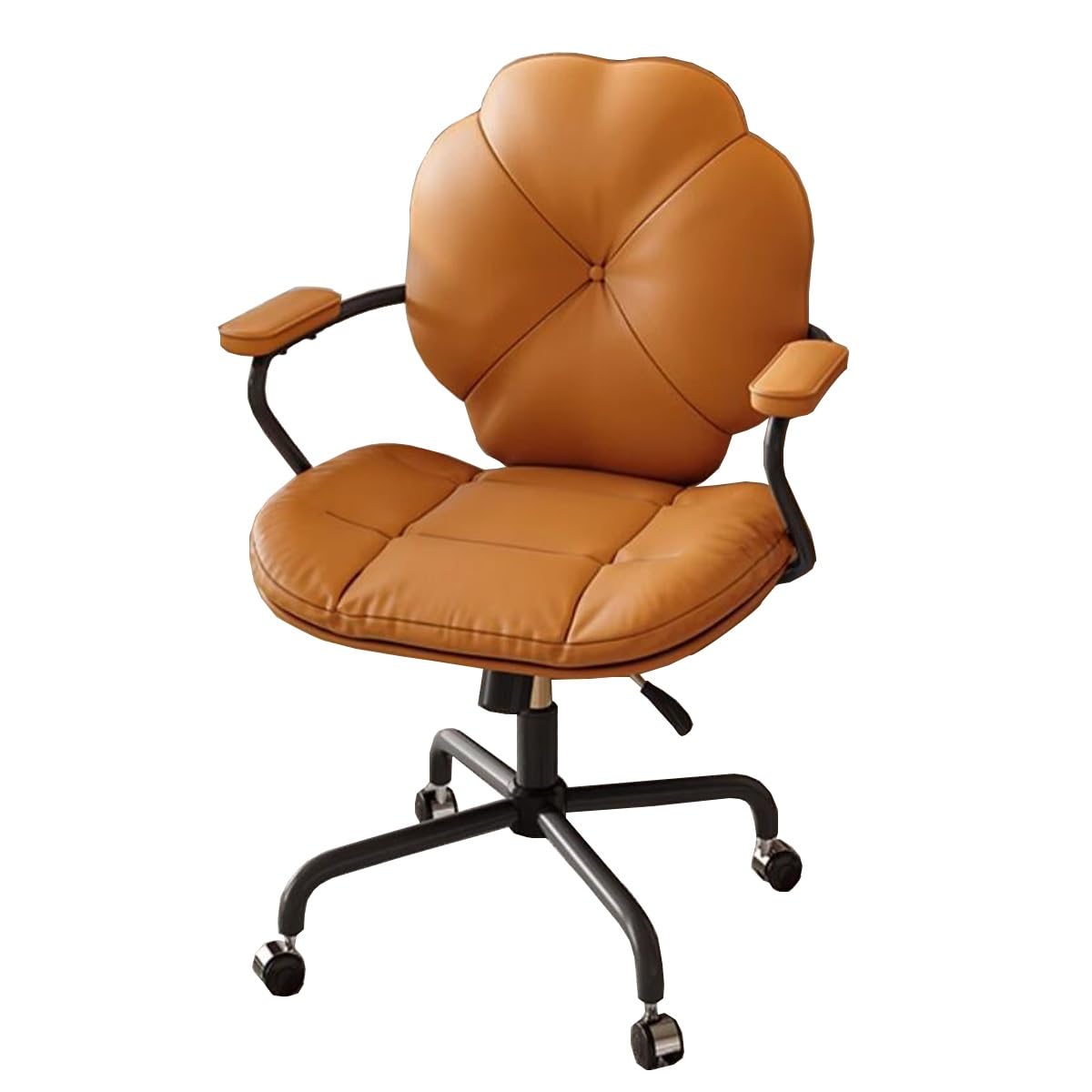 Chaise de bureau ergonomique pivotante avec dossier relevable confortable