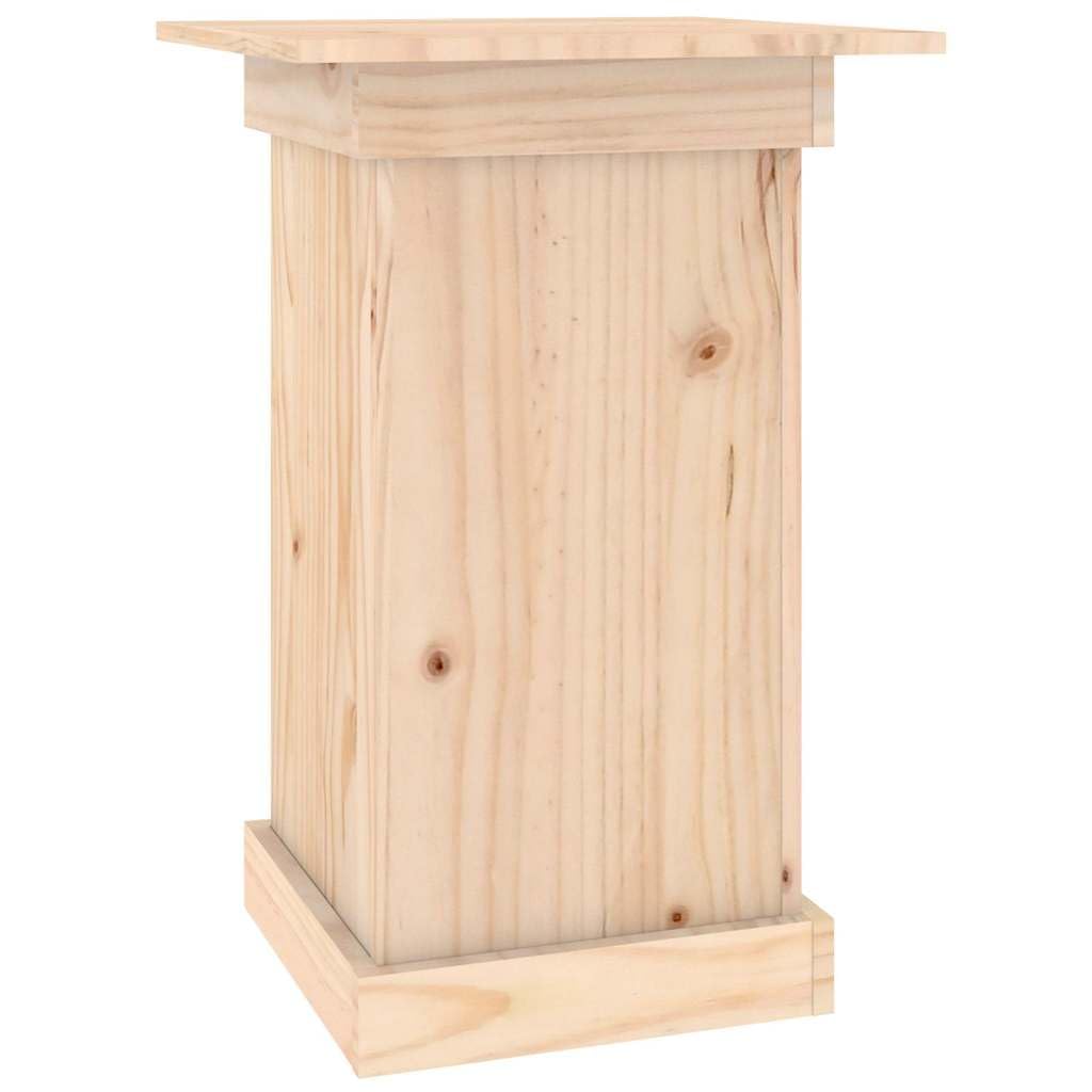 Stojak na kwiaty 40 x 40 x 60 cm lite drewno sosnowe