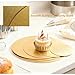 Cake Boards 6, 8, 10, 12 Inch Round 4 Pack, Gold Cake Drum Waterproof & Oil-Proof Cardboard Base, Sturdy Circles for Baking, Wedding, Birthday Decorating & Dessert Display