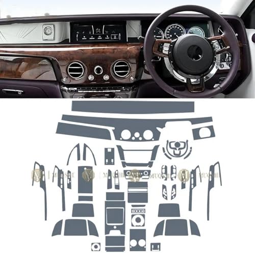 Film protection PPF console Rolls-Royce Phantom voyage serein TPU - 2