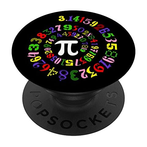 Spiral Pi Math, Pi Day 3.14, Pi Digits PopSockets Grip and Stand Cover