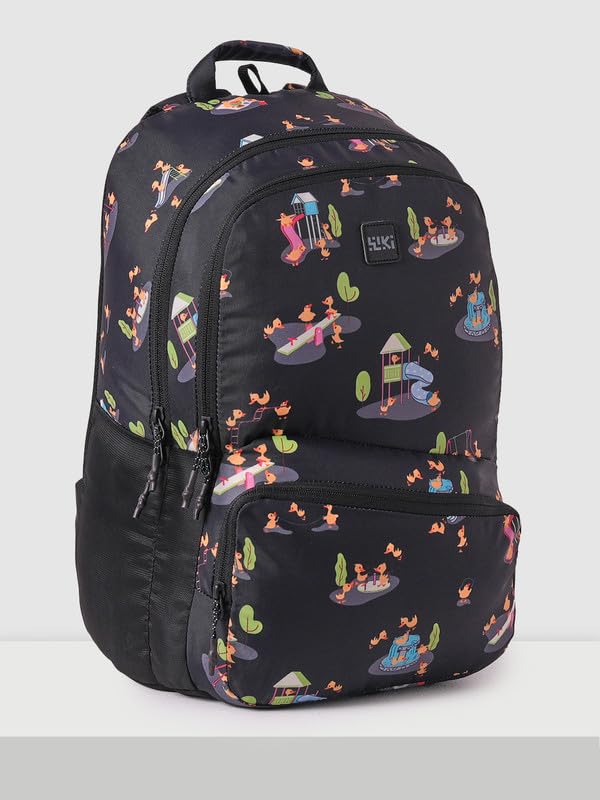 Image of Wiki Stylish Unisex Backpack | Champ 4 Durable & Lightweight backpack for Men & Women | Backpack for Office, Gym, Travel (20 Litre, Black)