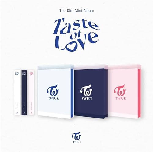 JYP Ent. Twice - Álbum Taste of Love+Juego de tarjetas de fotos adicionales (Fallen ver.), JYPK 1231
