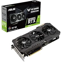 ASUS TUF Gaming NVIDIA GeForce RTX 3070 Ti OC Edition Graphics Card PCIe 4.0, 8GB GDDR6X, HDMI 2.1, DisplayPort 1.4a, Dual Ball Fan Bearings, Military-Grade Certification, GPU Tweak II
