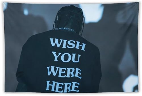 Miniatura 1 de NOsawa Tapiz Singer Travis Scott Rapero Álbum de Música Tapices Arte Decoración de la Pared del Hogar Póster Colgante Póster Impresión Imagen Sala