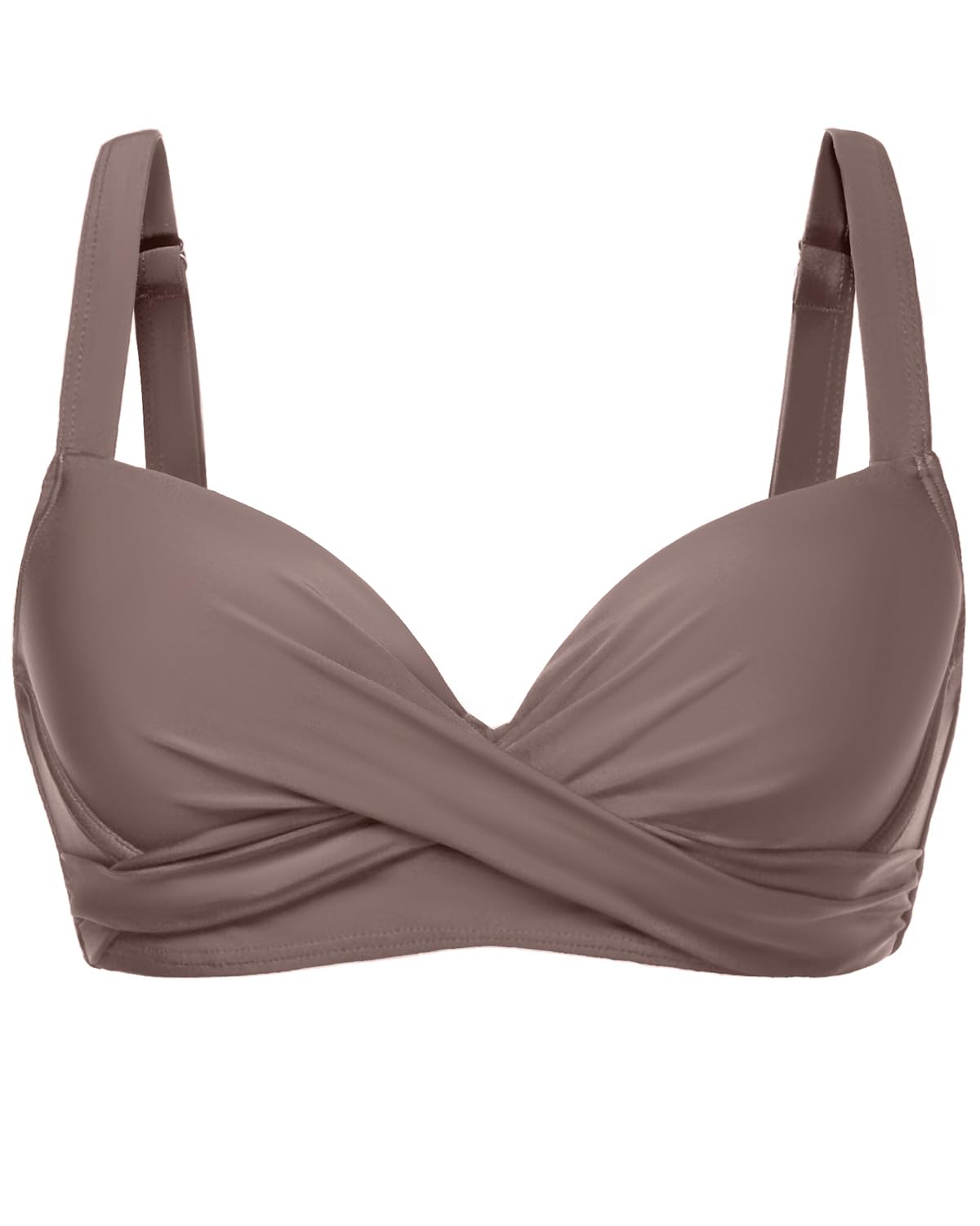 Women Underwire Bikini Top - Bra Padded Push Up Swimsuit Top