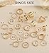 iF YOU 25 Pcs Gold Knuckle Rings Set for Women, Stackable Finger Midi Rings, Stacking Cute Ring Pack Mob Wife Jewelry Valentines Gift
