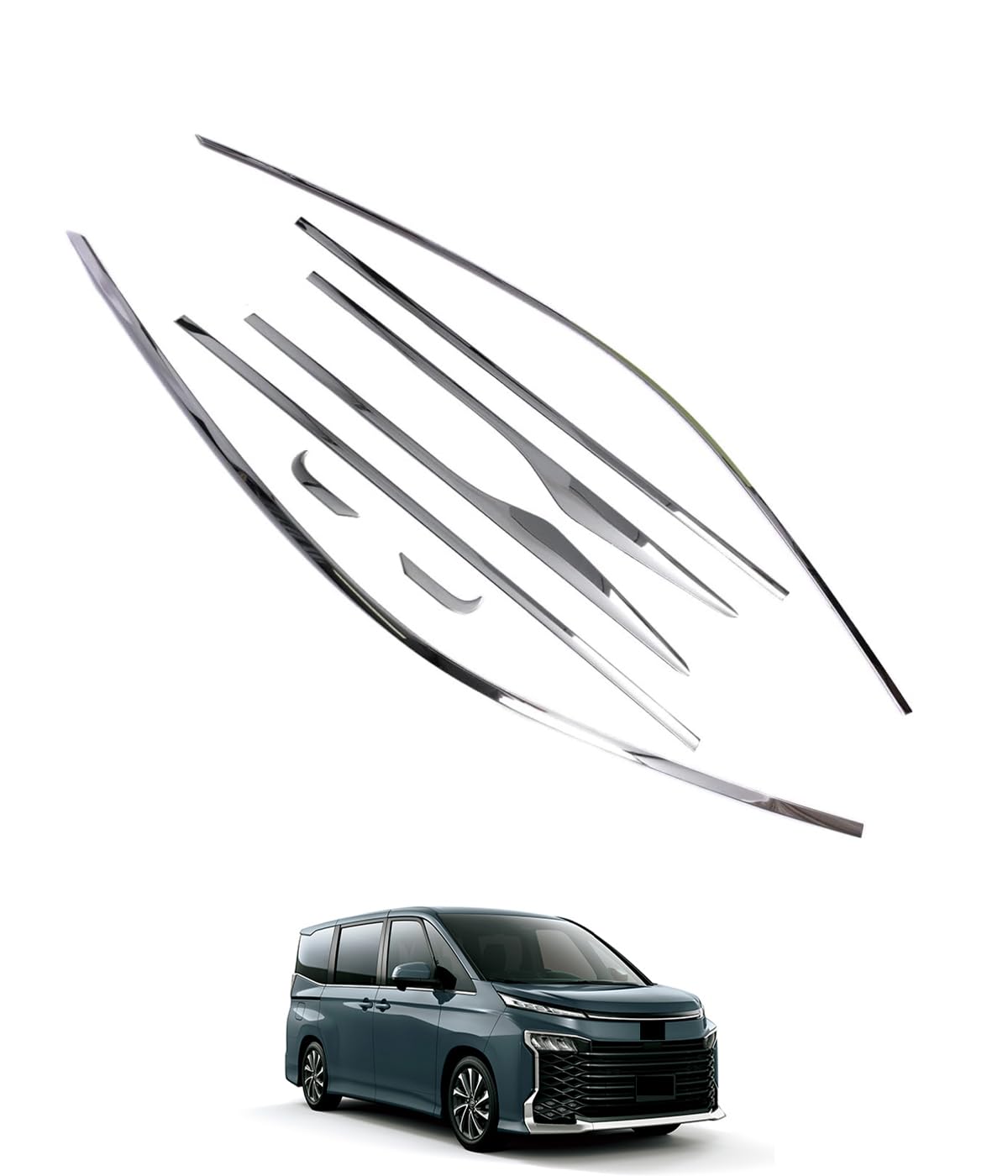 ヴォクシー/ノア90系2022年1月〜 バイザー装着なし車専用 ウィンドウトリム ヴォクシー/ノア90系2022年1月〜 バイザー装着なし車専用 ウィンドウ