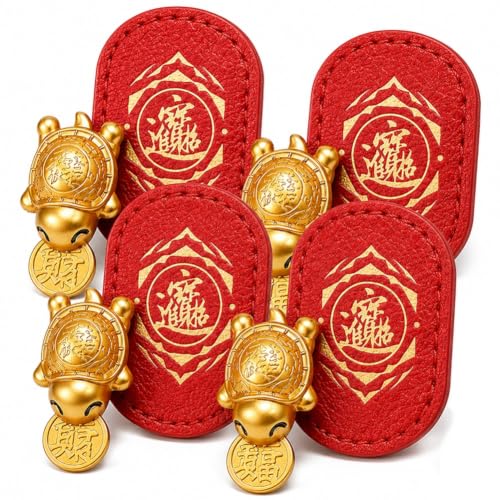 QLVJZVO Lucky Turtle Wallet Charm Gold Coin Purse Bag Feng Shui Gift