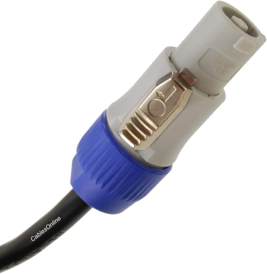 CablesOnline, 25ft. 16AWG Stage Lighting Fixture PowerCon-Compatible Power-Through Jumper Cable, PC-KA625