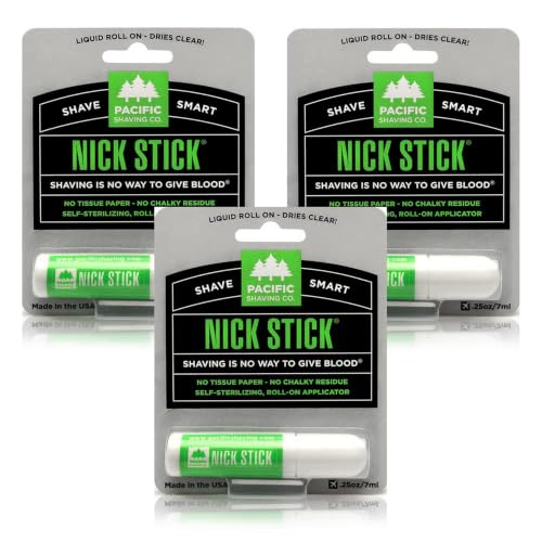 Pacific Shaving Company Roll-On Nick Stick for Men, 0.25 Oz (3 Pack)
