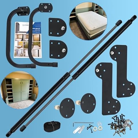 Queen Vertical Deluxe Murphy Bed Kit Murphy Bed Kit Queen Murphy Bed Hardware DIY Murphy Bed Kit Queen Size Murphy Bed Hardware Murphy Bed Kit Queen Size Murphy Bed Hardware Kit Bed Kit Queen 1-Set Cover