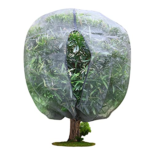 Garden Plant Cover Plant Protection Netting Bags With Zipper Fruit Tree Netting Cover Large Garden Mesh Netting Plant Net Cover Bags For Protecting Plants Trees Fruits Flowers 72X76 Inch(Black, 1Pack) #TOP2