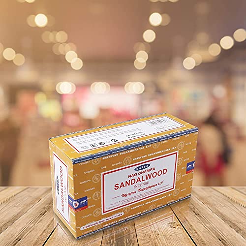 Satya Nag Champa-Bastoncini di incenso in Legno di...
