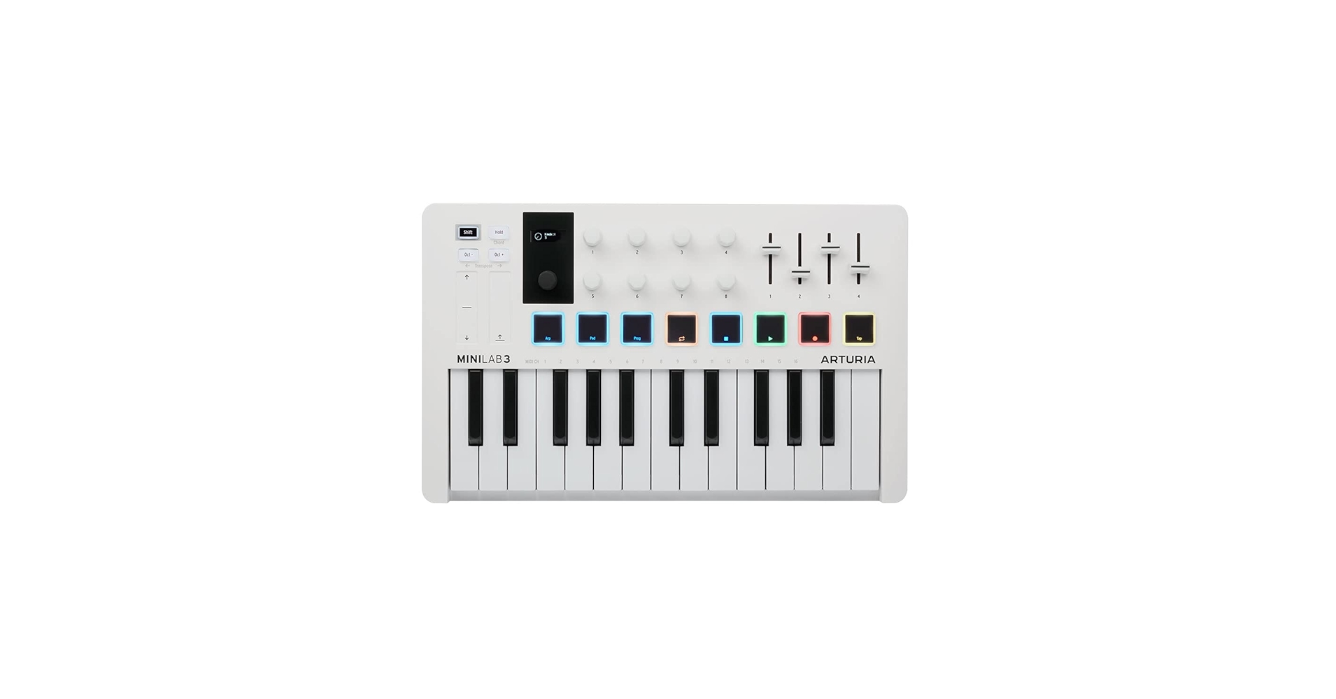 Mini lab 3 - Arturia MIDIキーボード ホワイト Arturia MiniLab 3 Alpine White | 人気MIDIキーボード