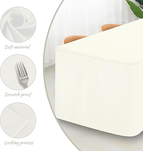 Miniatura 3 de CXPSINC Paquete de 2 manteles rectangulares de 96 x 30 pulgadas para mesas de 8 pies, mantel de poliéster lavable de 8 pies para fiestas, cenas de