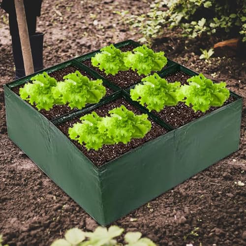 Contenedor transpirable rectangular para solucionar la falta de espacio en huertos de jardín 4