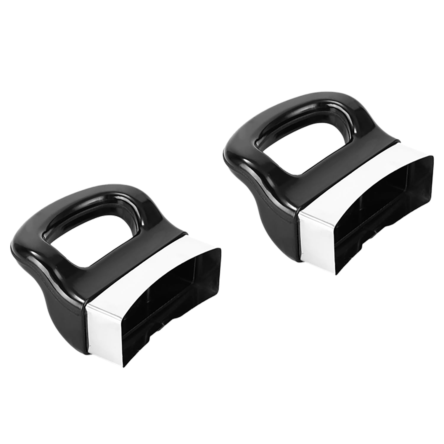 YTgilo 2PCS Pressure Cooker Handle Plastic Metal 2.6x2.4x1.14inch For Stockpot Steamer Pressure Cooker Pan Pan Steam Short Side Lug Replacement Parts Black