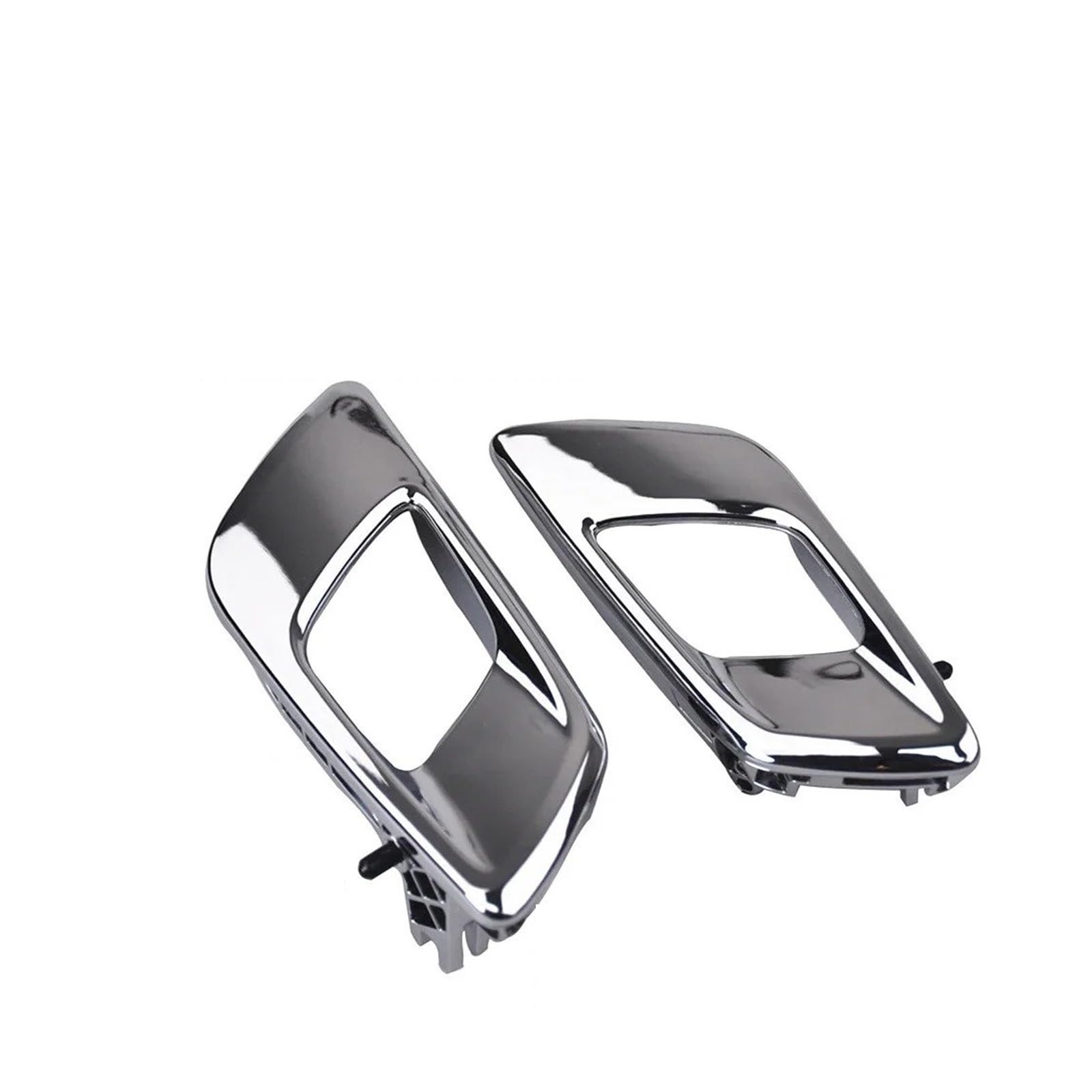 Hljnlvbn Bright Silver 1 Pair Door Handle Car Interior Door Handle Auto Inner Handles Inside Knob For Mazda For Bt50 2012-2019(Bright Silver 1 Pair)