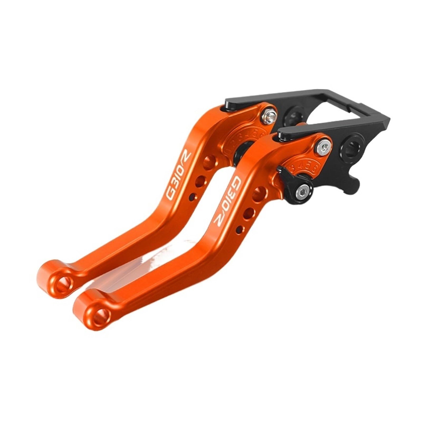 Ywqjiopm G310r Orange Motorcycle Brake Clutch Lever For G310r G310gs G310r G310gs 2017-2024 G 310R 310Gs Adjustable Brake Clutch Short Handle Levers Motorcycle Accessories