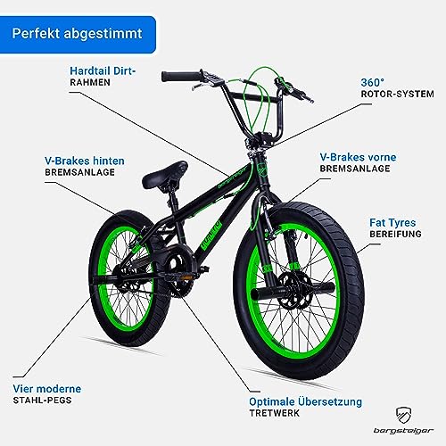 BMX Bergsteiger Tokyo 20 Zoll Fatbike mit 360° Rotor-System