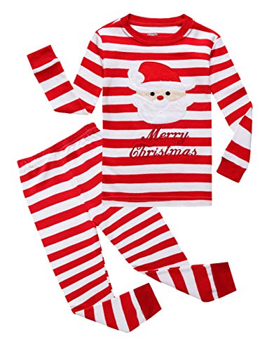 Image of KikizYe Little Big Boys Long Sleeve Pajama Sets 100% Cotton Pjs