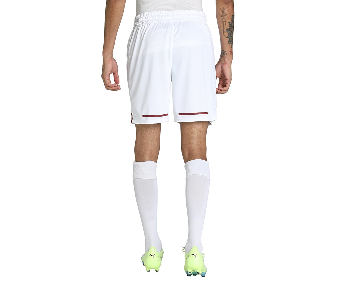 Puma MCFC Shorts Replica Homme, Peacoat-Whisper White, FR : L (Taille Fabricant : L)
