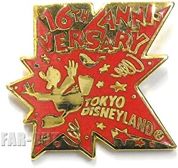 Amazon 東京ディズニーランド Tdl 16周年記念 1999年 ドナルド 赤 K キャスト限定 ピン バッジ おもちゃ