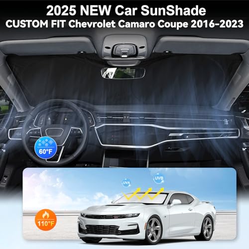 Image of for Chevy Camaro Coupe 2016-2025 2026 Windshield Sun Shade Sunshade