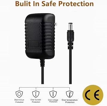 9-Volt Wall AC-DC Adapter Power Compatible with X Rocker 5127401 Pedestal Video Gaming Chair