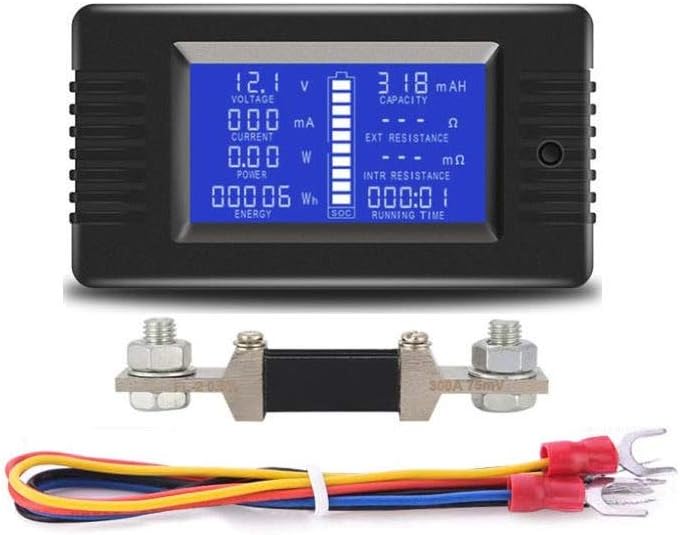Spartan Power DC Meter Battery Monitor & Multimeter