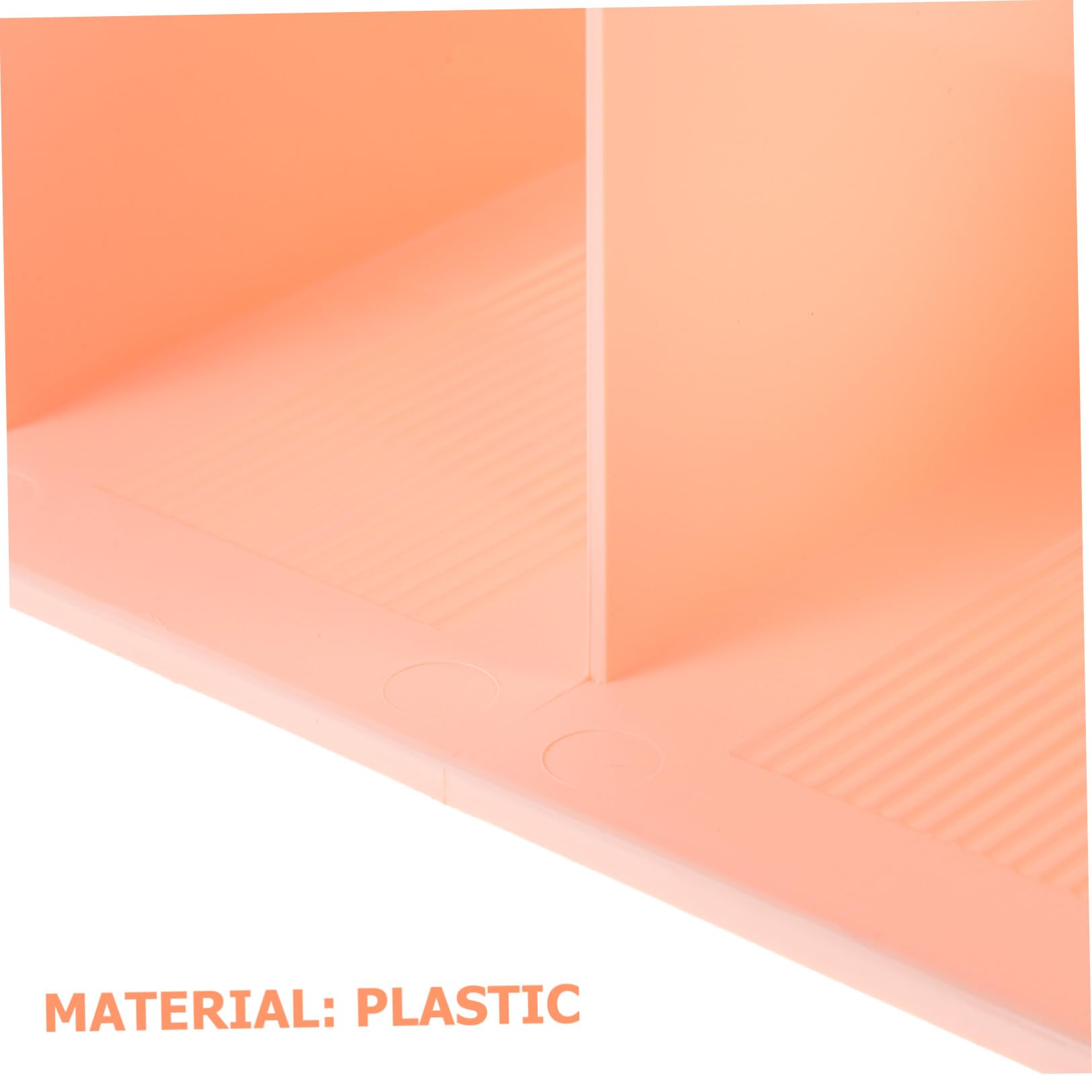 Scaffale per Libri da Scrivania a Tre Scomparti, Plastico, Khaki