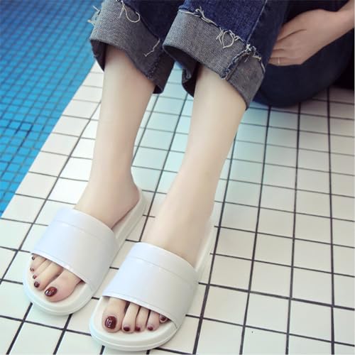 Cliont Shower Shoes Women Men Shower Slippers Pool Slides Non-Slip Bathroom Sandals Summer Beach Shoes2