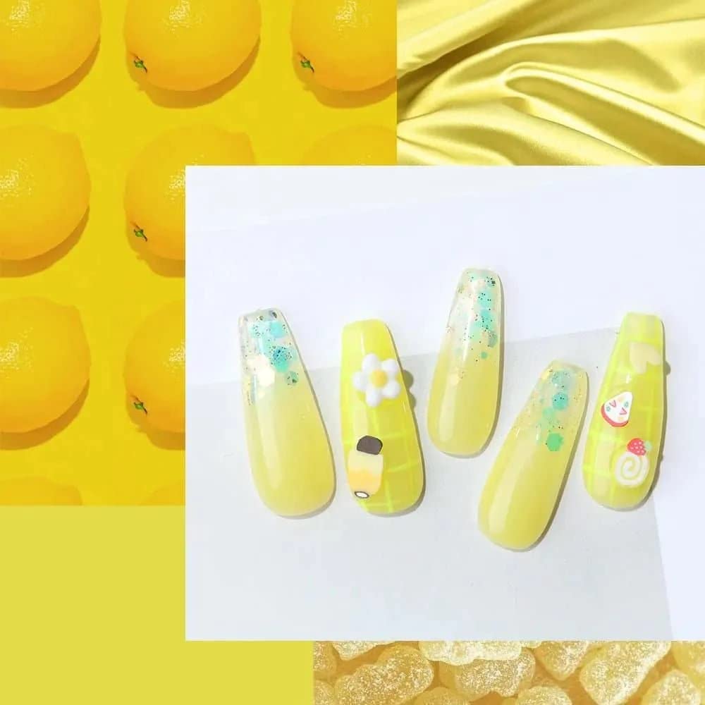 MODELONES 15ml Poly Nail Gel Builder Nail Extension Gel Enhancement Nail Thickening Acrylic Extension nail polish gel - Glassy Yellow 009 2