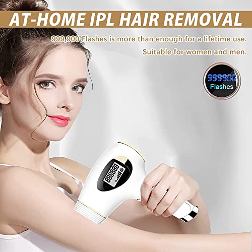 Laser Hair Removal, Permanent Hair Removal Device, Painless At-Home IPL Hair Removal for Women and Men for Face Armpits Legs Arms Bikini Line - Thumbnail 3