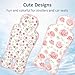 Qunclay 2 Pcs Gel Car Seat Cooler Pad for Baby Cooling Pad for Stroller Breathable Universal Car Cooler Mat Multifunctional Baby Stroller Seat Liner Cushion Chair(Flower)