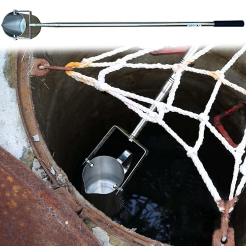 Palo per campionamento liquido in acciaio inossidabile per acqua fognaria Quali ing Dual Scale Strumento di urement accurato per Envirntal Monit