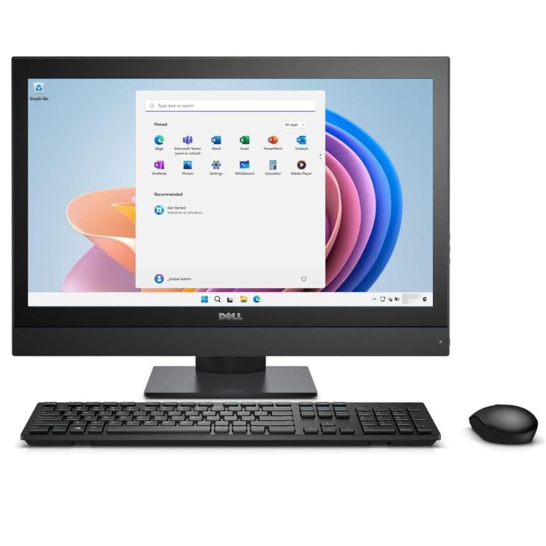 DELL Optiplex 7440, Pc Fisso All In One, Display 24" FULL HD, Intel i5-6500, Ram 16Gb SSD 256Gb, WiFi, HDMI e Displayport, Mouse Tastiera e Office 2021 (Ricondizionato)