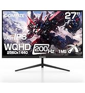 Amazon.co.jp: Comrize モニター 24.5インチ 1080PフルHD 200Hz