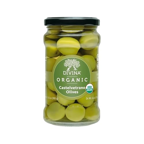 Aceitunas Castelvetrano orgánicas DIVINA 106 OZ