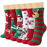 Niofind Calcetines Mujer Invierno, Calentitos de Forro Polar Coral Termicos...